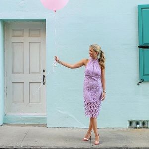 Bardot Lace Midi Dress